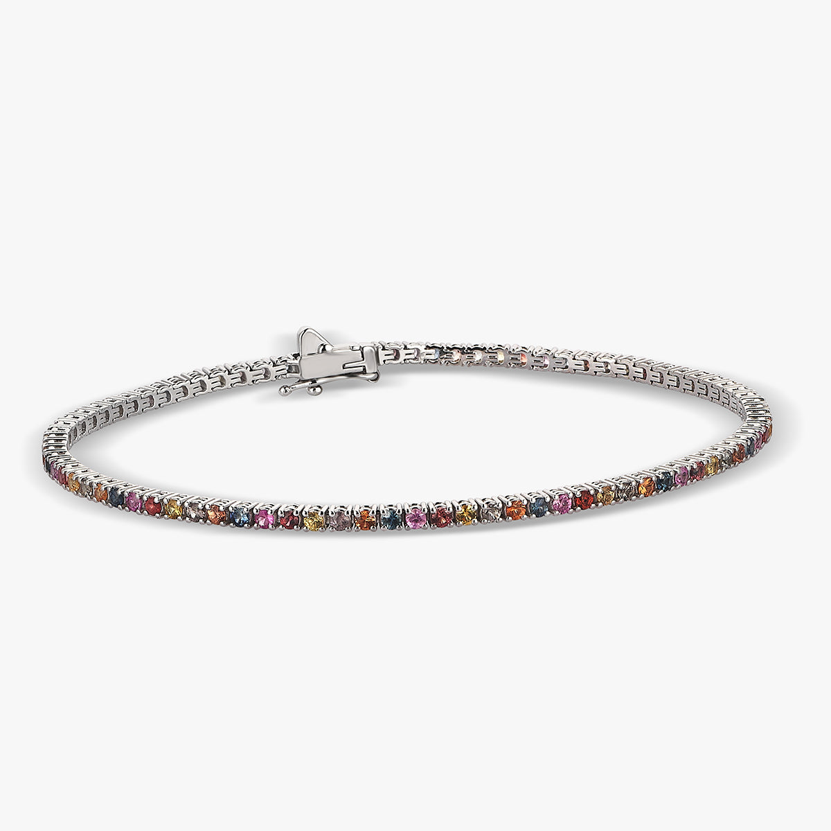 Aurora 18 Ayar Beyaz Altın Bileklik