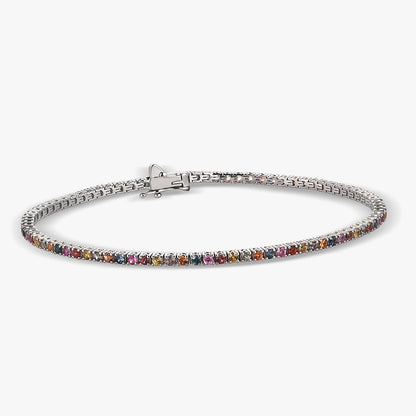 Aurora 18 Ayar Beyaz Altın Bileklik