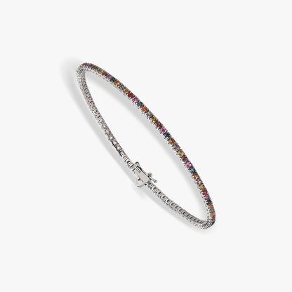 Aurora 18 Ayar Beyaz Altın Bileklik